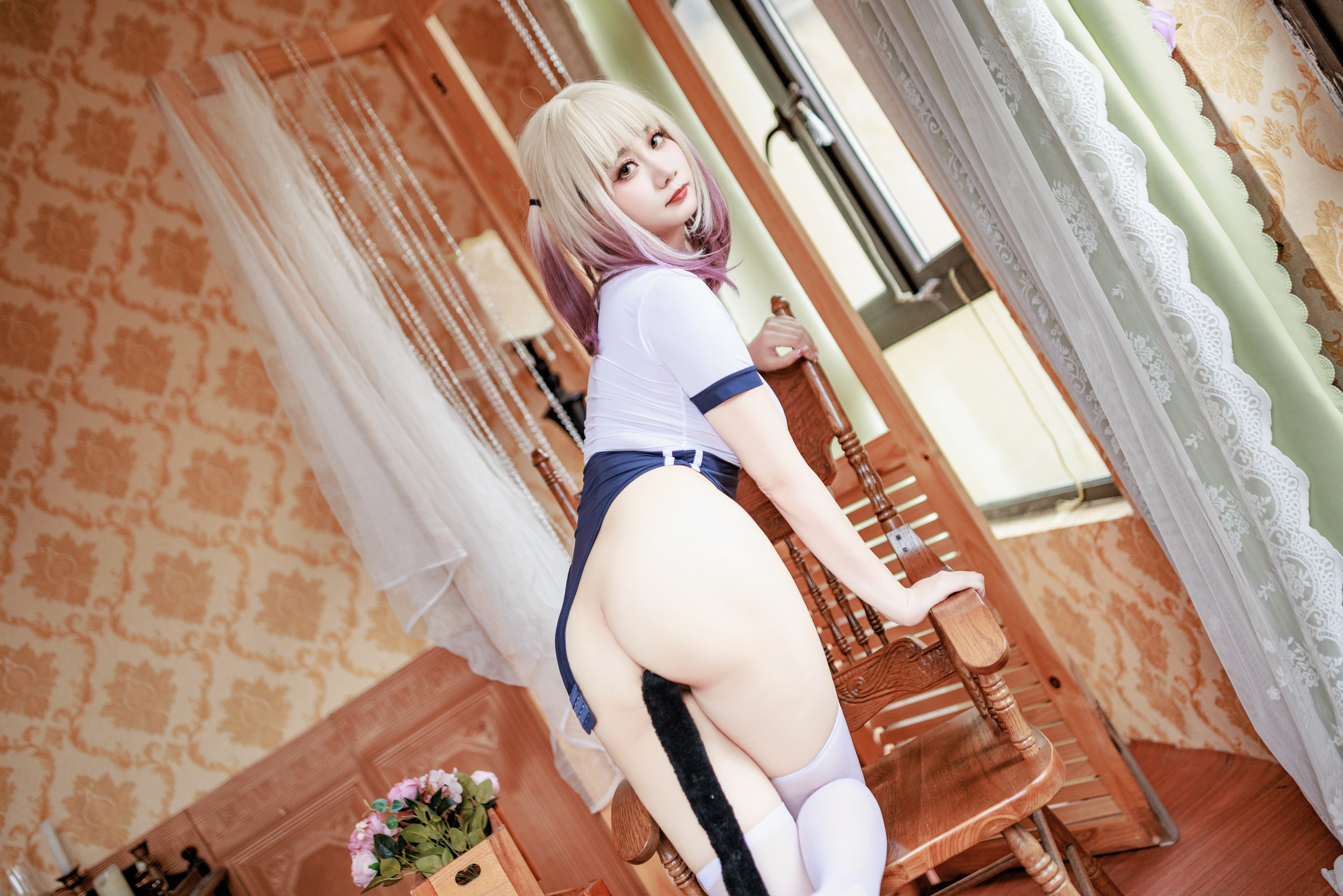 图片[1]-阿雪雪 – NO.075 连体体操服[71P]-XikXak